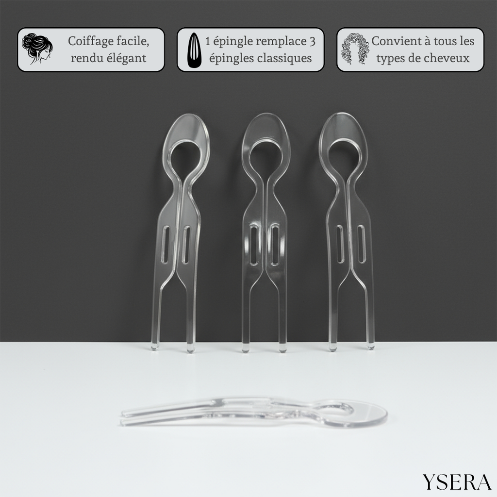 Épingle Élégance - Pack de 3 - Ysera